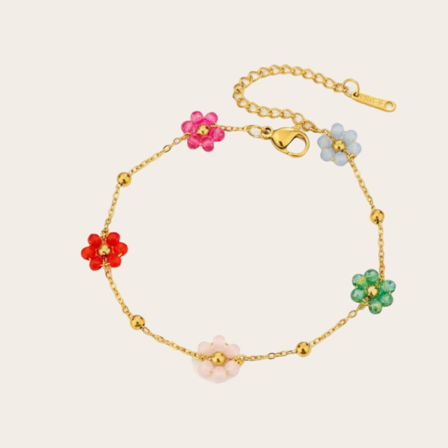 Dainty Multi Daisy bracelet