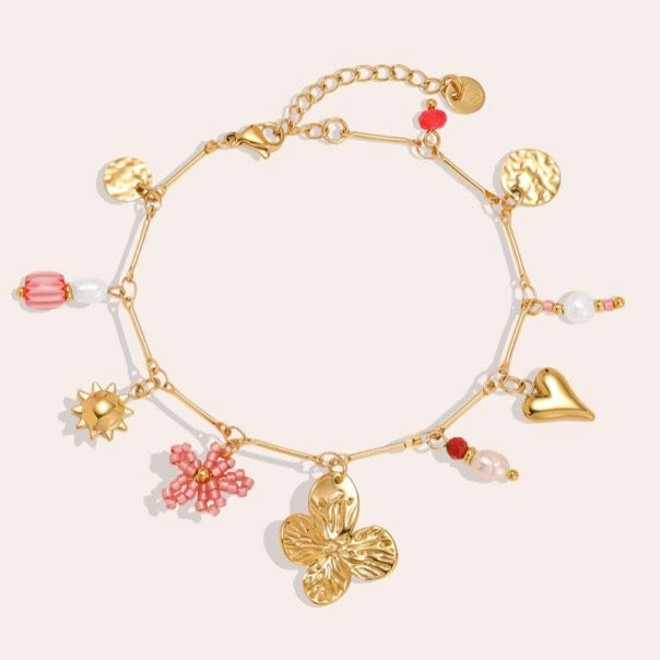 PRE ORDER | Blush Soleil Charm Bracelet