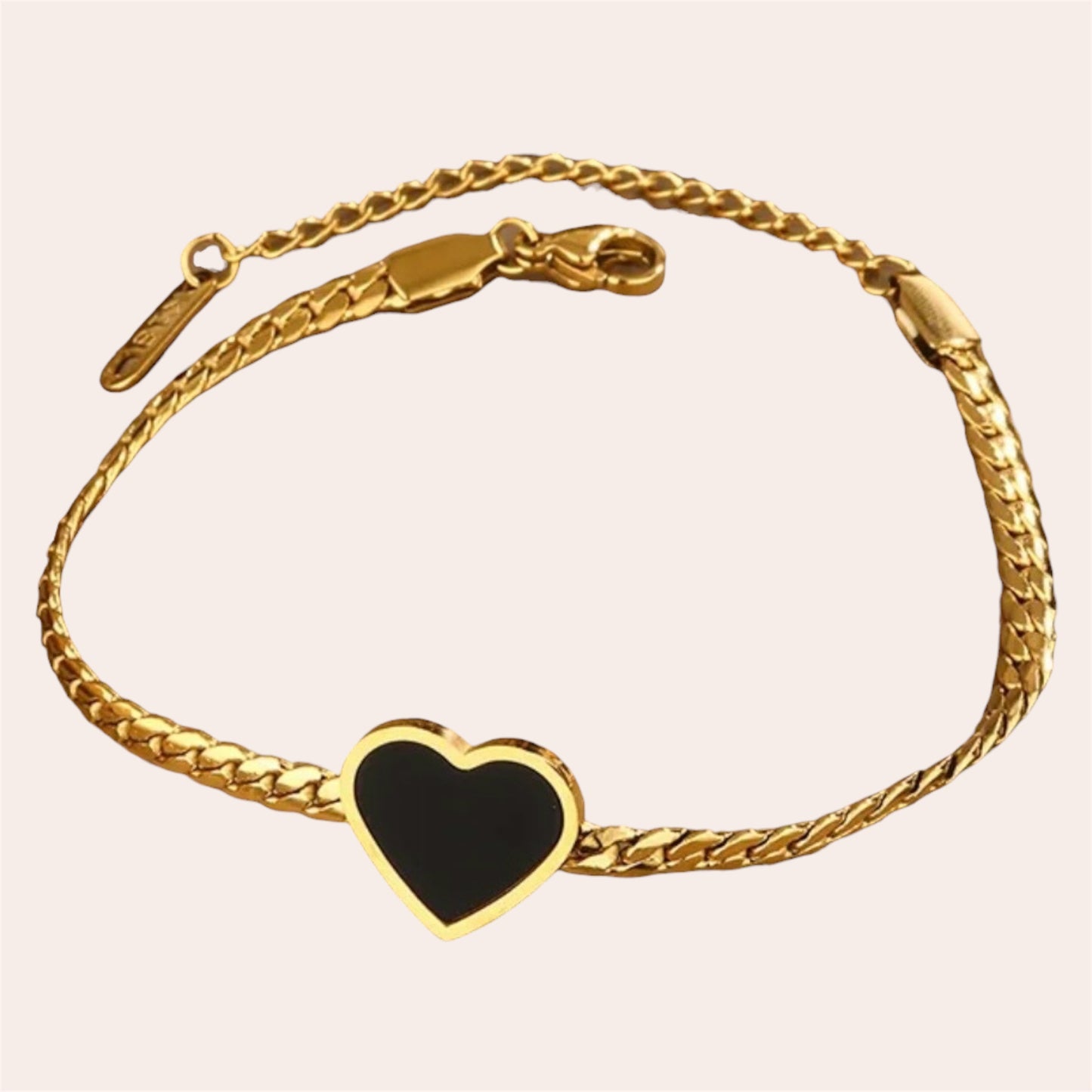 Midnight Heart bracelet