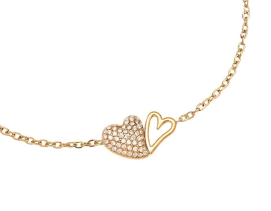 Two Cool Hearts bracelet