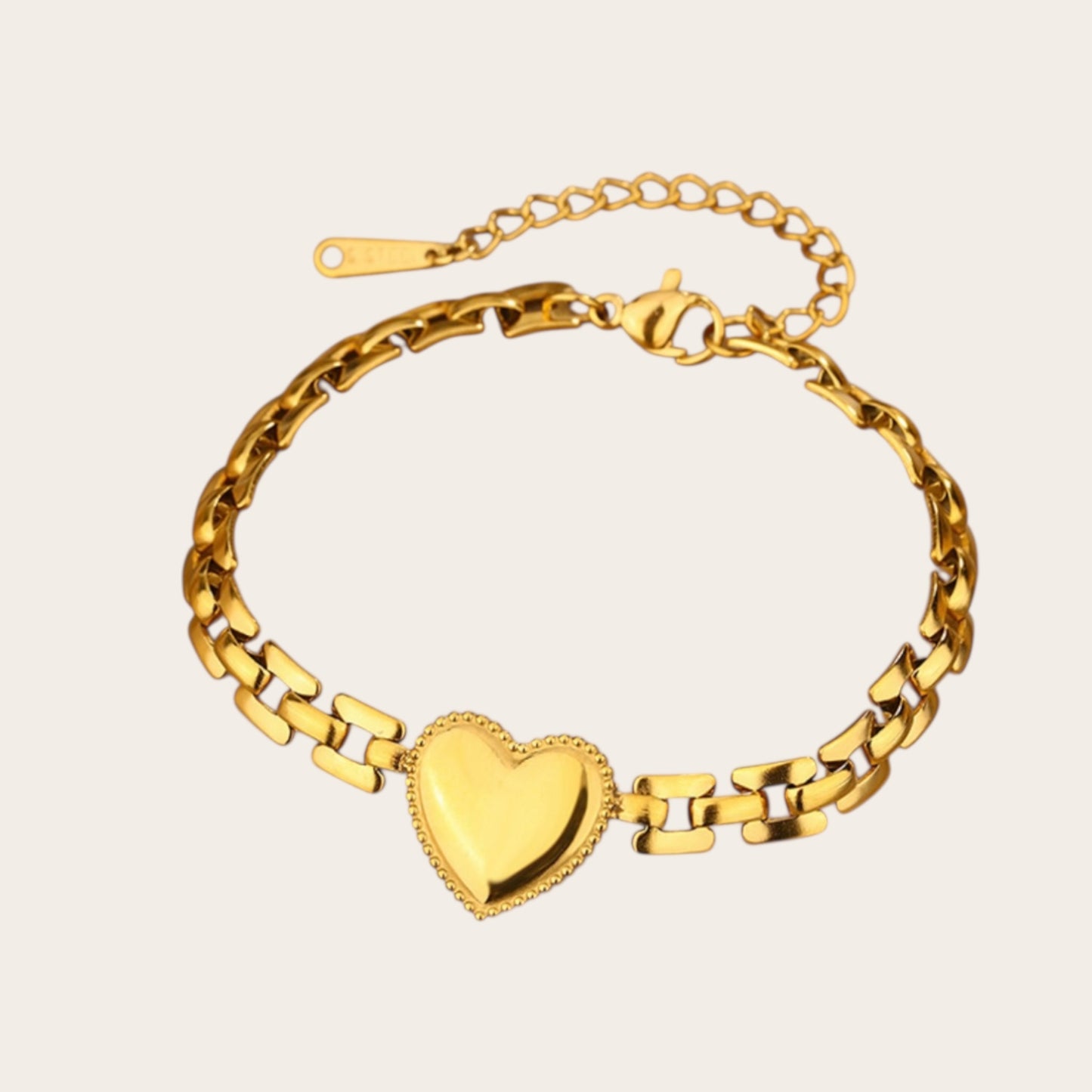 Golden Muse Heart bracelet