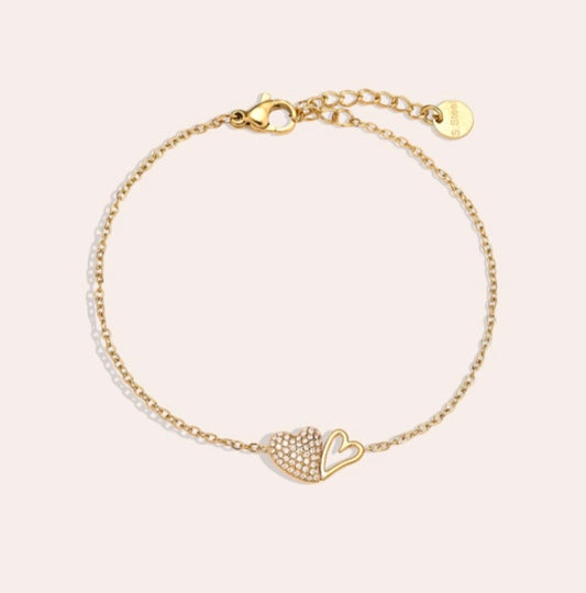 Two Cool Hearts bracelet