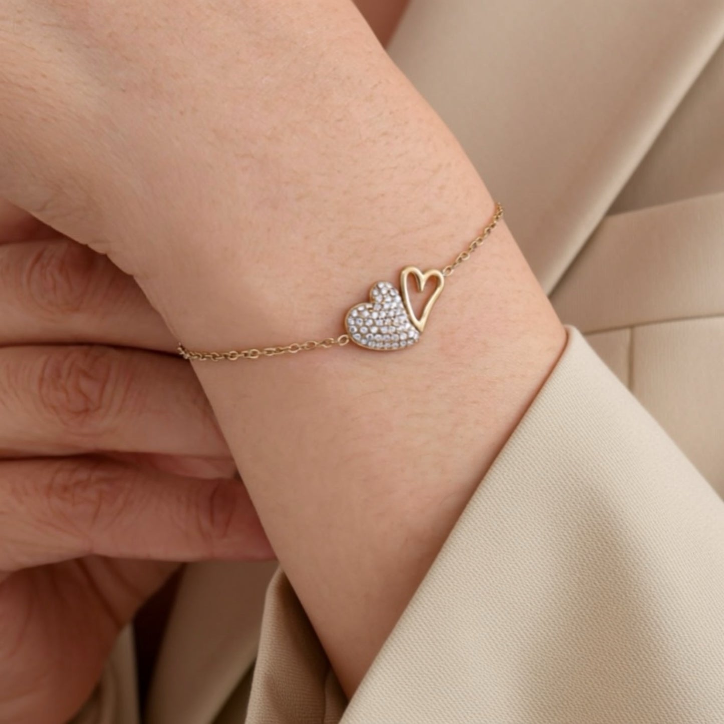 Two Cool Hearts bracelet