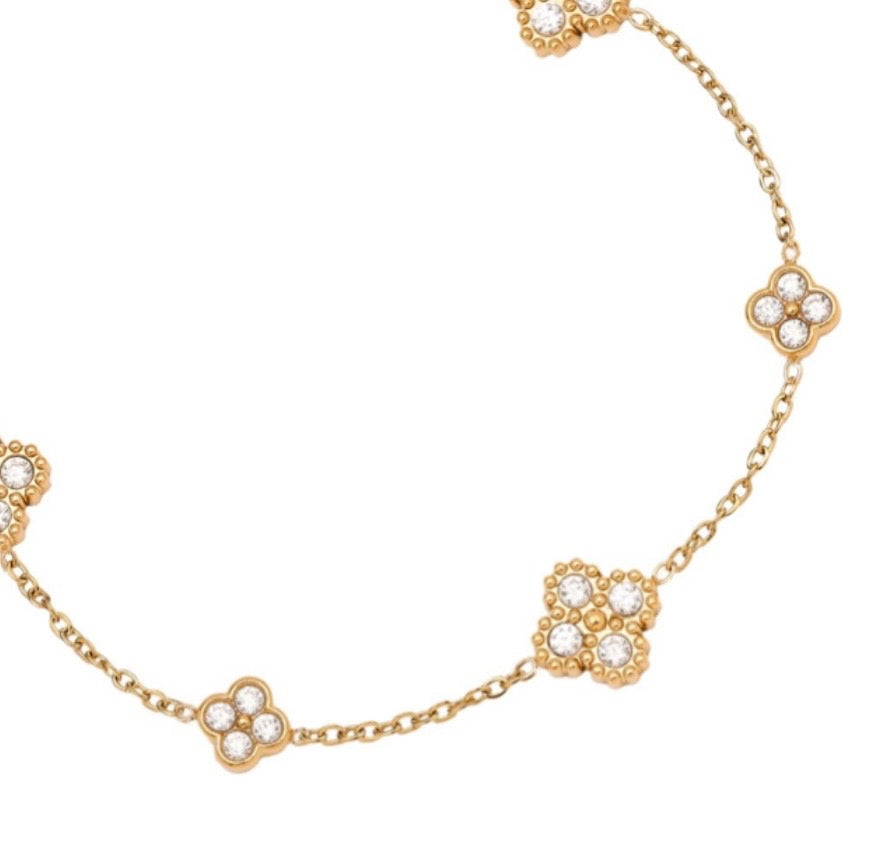 Lucky Clover Flower bracelet