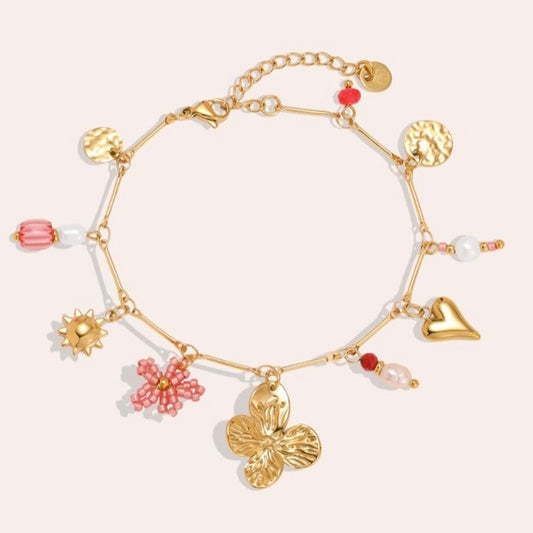 PRE ORDER | Blush Soleil Charm Bracelet