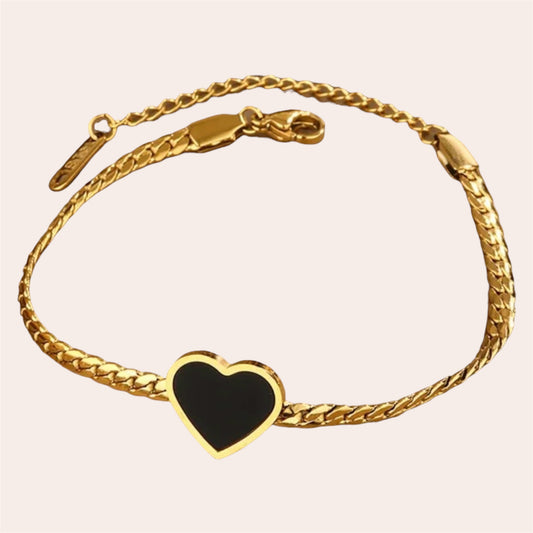 Midnight Heart bracelet